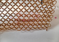 স্থাপত্য নকশার জন্য তামার রঙের স্টেইনলেস স্টীল 10 মিমি চেইন মেল ফ্রিঞ্জের পর্দা