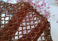 স্থাপত্য নকশার জন্য তামার রঙের স্টেইনলেস স্টীল 10 মিমি চেইন মেল ফ্রিঞ্জের পর্দা